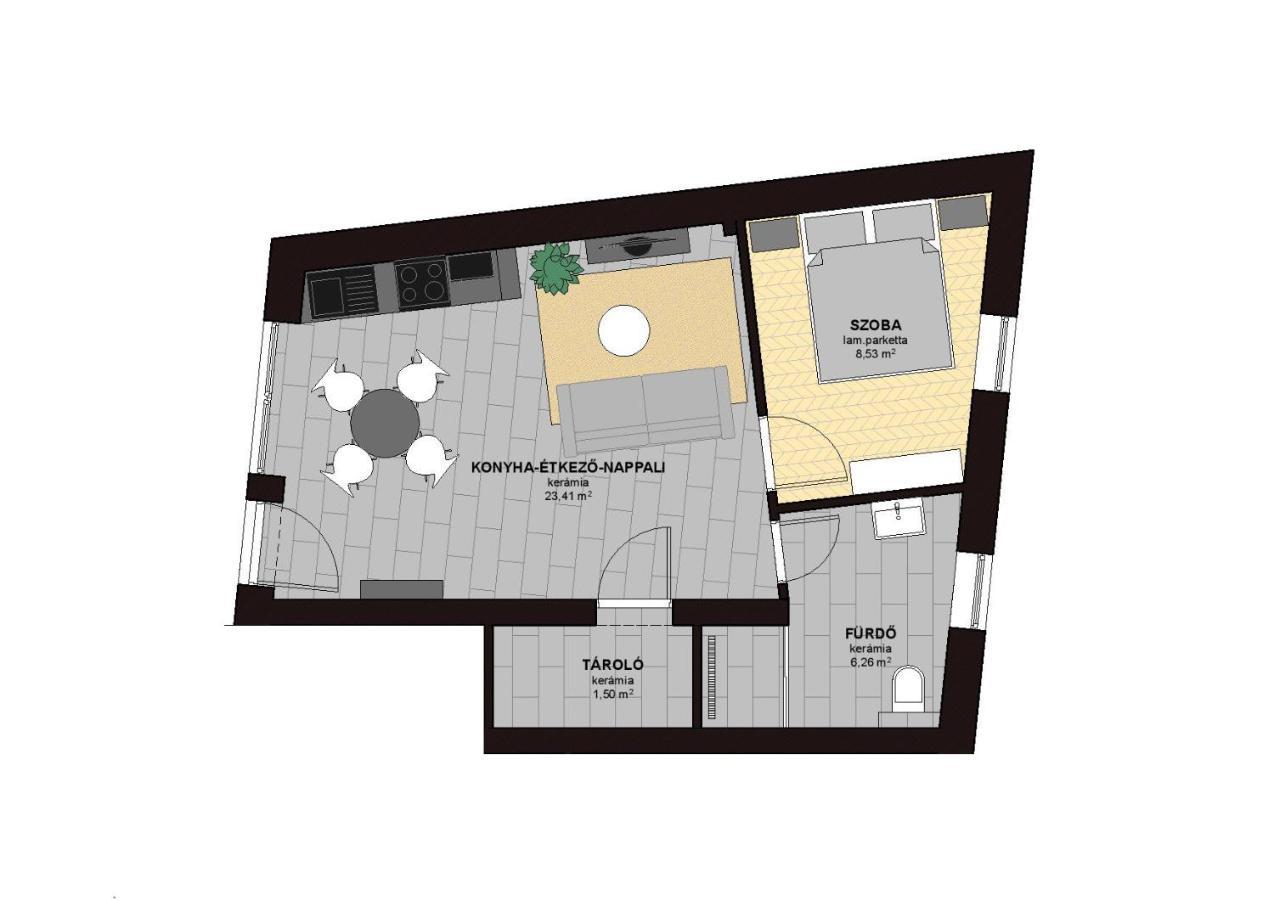 Dotis Apartman Tata Exterior foto