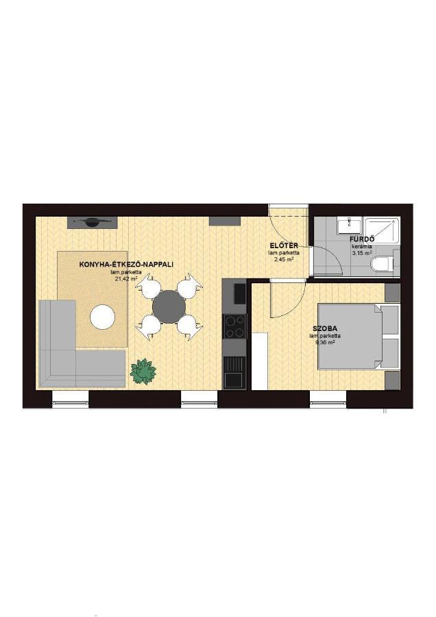 Dotis Apartman Tata Exterior foto